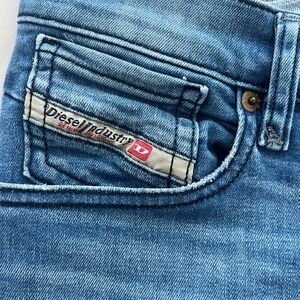 Diesel Light Blue Denim Jeans with Button Fly